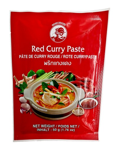RED CURRY PASTE 50g RED COCK BRAND THAILAND