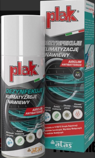 Plak Airclim dezinfekčný prostriedok na klimatizáciu