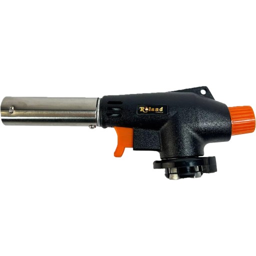 PLYNOVÝ HORÁK TEPELNÁ PISTOLKA LUTLAMPA PIEZOELECTRIC Roland Germany