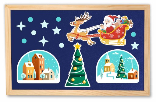 VIANOČNÁ DEKORÁCIA SANTA SOB VIANOČNÝ STROMČEK WBN4
