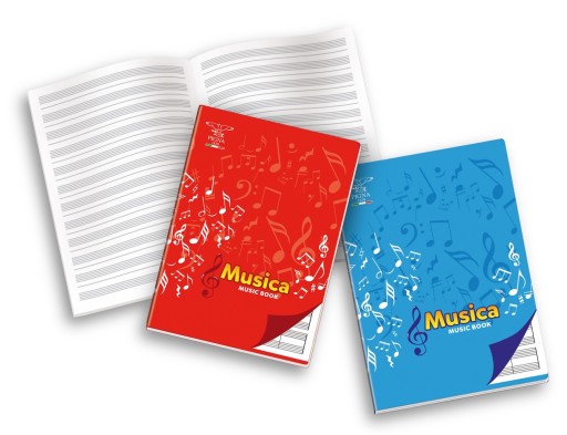 HUDOBNÝ NOTEBOOK A4 32K STAVE 0408197