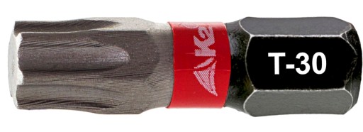 Nárazový hrot bitu pre skrutkovač K2 Impact TX30 TORX T-30 S2 25mm