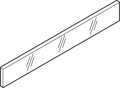 Sklenený dekoračný prvok Blum Antaro zásuvka 500mm náhrada Z37R467D