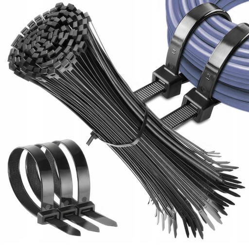 Sťahovací páska sťahovacia páska sťahovacia páska čierna 2,5 mm x 100 mm 100 ks.