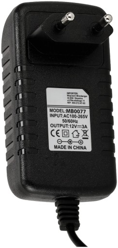 Stolný zdroj 36W 12V 3A pre LED pásy