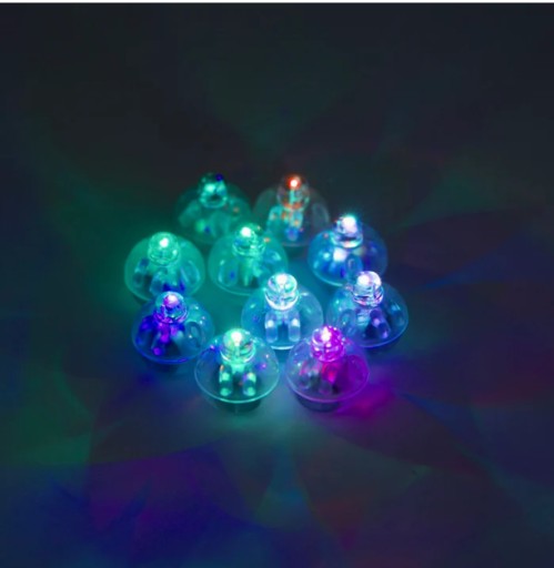 LED BALÓNOVÉ svetlá FAREBNÁ teplá svetelná dekorácia LED x10