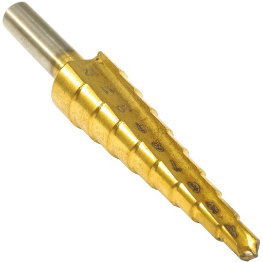 VIANOČNÝ STROMČEK KROK ŠPIRÁLOVÁ KUŽELOVÁ VŔTAČKA DO KOVU 4-12mm HSS TYTAN!
