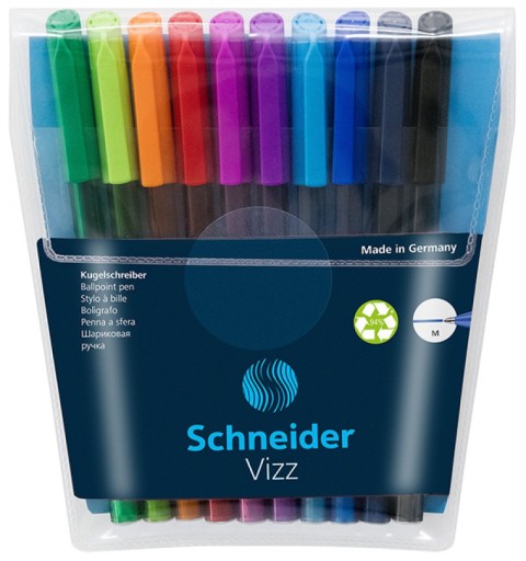 Súprava 10 farebných pier Schneider Vizz