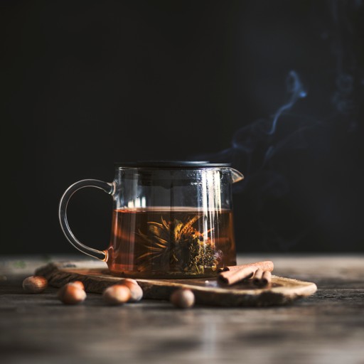 BLOOMING biely čaj zabalený v guli LILY FLOWER list - 3 ks