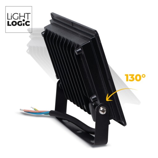 LED halogénový reflektor čierny IP65, 30W svietidlo NOVINKA