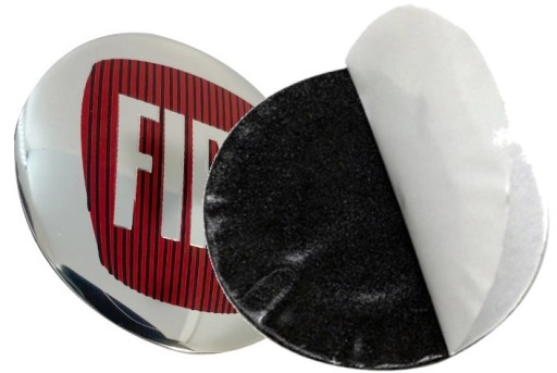 Hliníkový emblém na volant pre Fiat Bravo 2, veľkosť 56mm