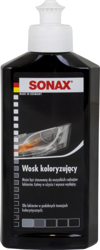 SONAX FAREBNÝ VOSK ČIERNY 250ml 296141