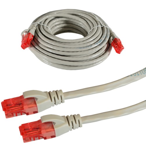 LAN kábel 10m Cat.6 Internet sieťový kábel