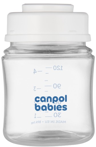 CANPOL sada fliaš na uskladnenie mlieka, MILK, 3x120 ml