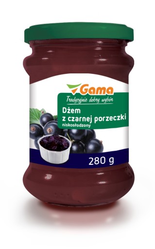 GAMA džem z čiernych ríbezlí 280g