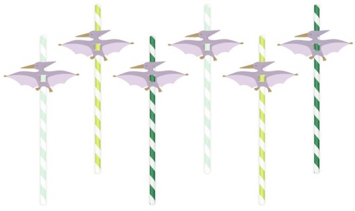 PAPIEROVÉ SLAMKY DINOSAUR PTERODACTYL 6 ks