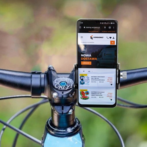 Držiak na bicykel pre kovový smartfón