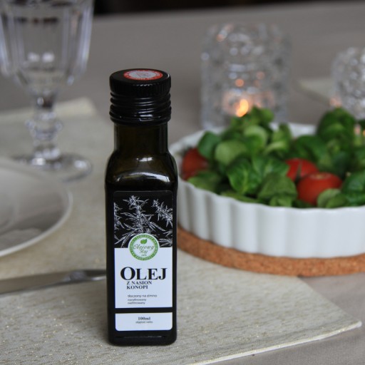 Za studena lisovaný konopný olej Olejowy Raj 100 ml