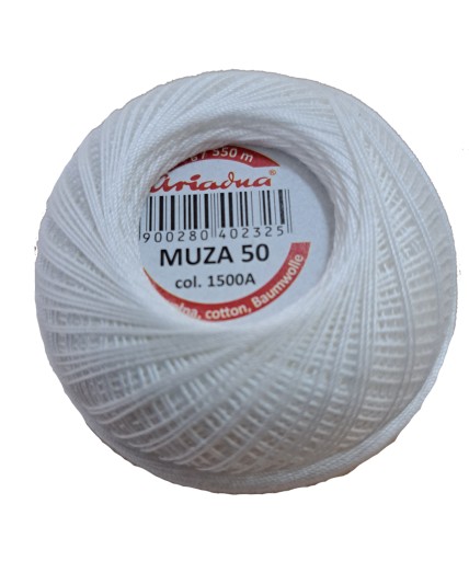 Cordonek MUZA 50 ARIADNA 550m/50g - 1500A krém.