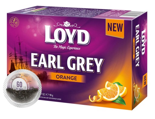 Earl Grey Express čierny čaj pomaranč a bergamot 60 ks