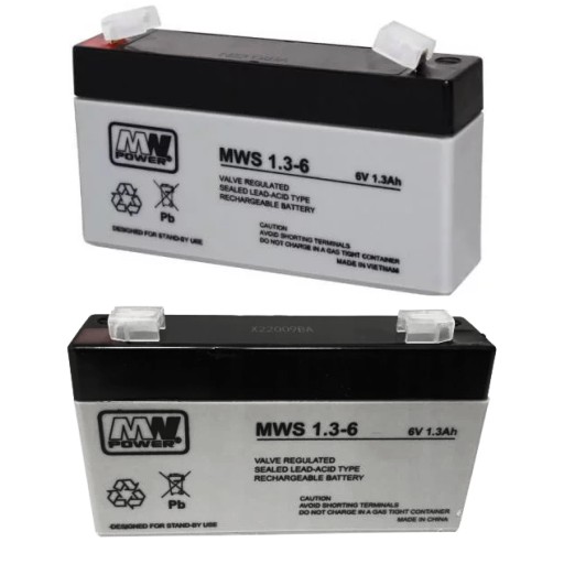 AGM batéria MWS 1,3-6 1,3Ah 6V PRE ELEKTRICKÉ LIETADLÁ