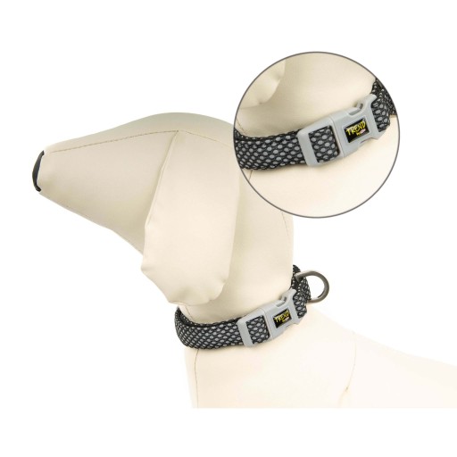 TREND DOTS Click golier 40-66cm Čierny 25mm