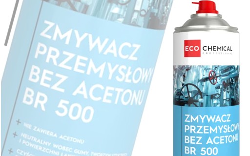 PRIEMYSELNÝ ČISTIČ EKOCHEMICKÝ BR500 ODMAŠŤ NEOBSAHUJE ACETON