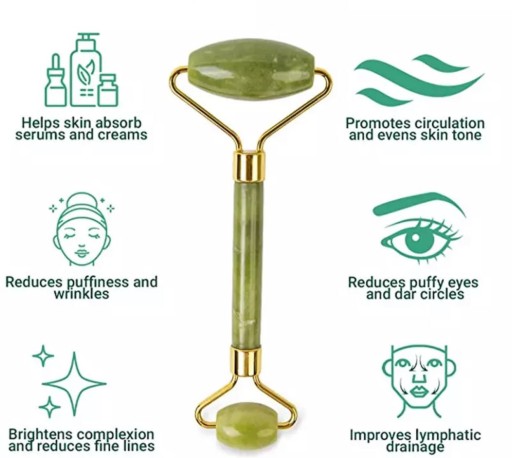 Jade Roller Facial Massager ZDARMA