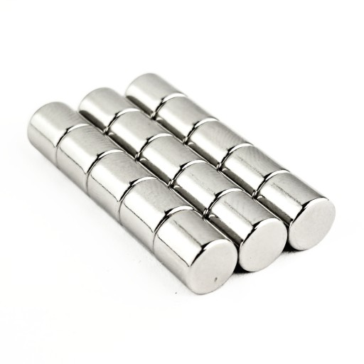 VALEC NEODYMOVÝ MAGNET 6x6 N38 SADA 15 KUSOV
