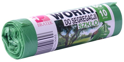 Segregačné vrecia Sklo 60L, 10 ks, silné