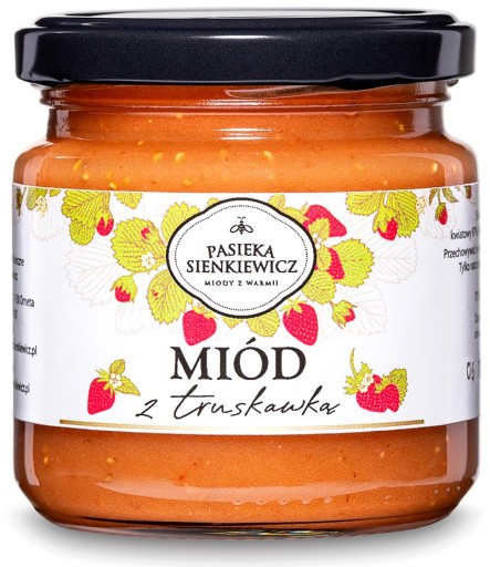 MED S JAHODOU 250G PASIEKA SIENKIEWICZ