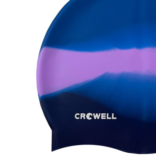 Silikónová plavecká čiapka Crowell Multi Flame