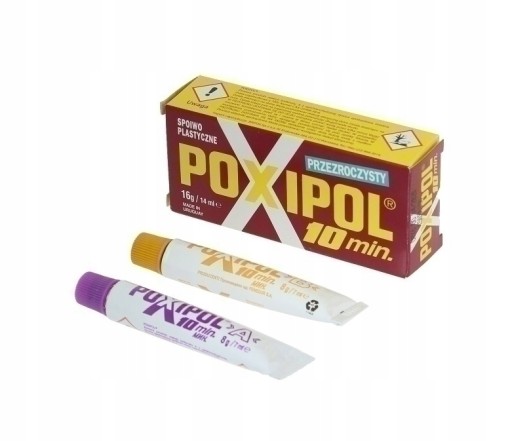 POXIPOL GLUE, TRANSPARENTNÉ, FAREBNÉ, 2-zložkové. 14 ml