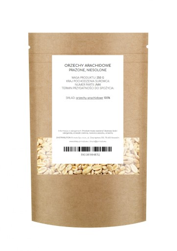 ARAŠIDY ZAPRŠENÉ NESOLENÉ 100% 1KG