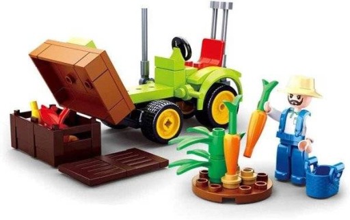 SLUBAN BLOCKS FARMÁRSKY STROJ VOZIDLA 80 PRVKOV