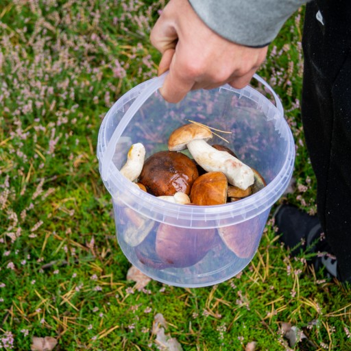 Plastové vedierko s vekom, potravinárske, 1L