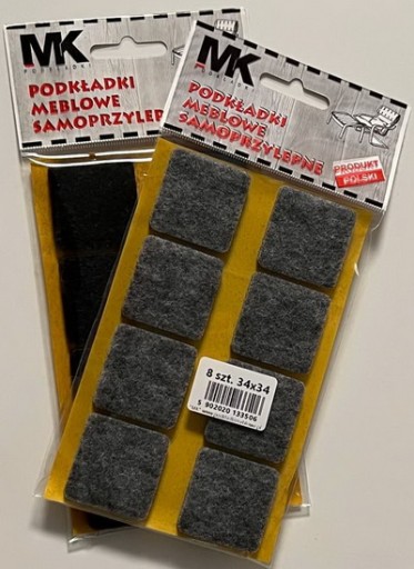 PLSTENÉ PODLOŽKY PRE NÁBYTkové STOLIČKY STOL 34X34