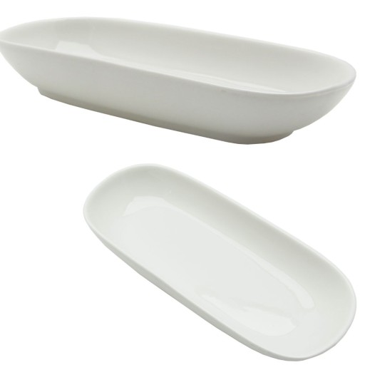 TANIEROVÁ MISKA NA ŠALÁT PORCELÁNOVÁ MISKA 21,5x9,5cm