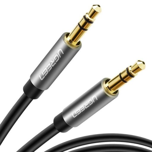 UZELENÝ ZLATÝ KÁBEL AUDIO KÁBEL MINI KONEKTOR NA MINIJACK 3,5 MM AUX, 0,5 m
