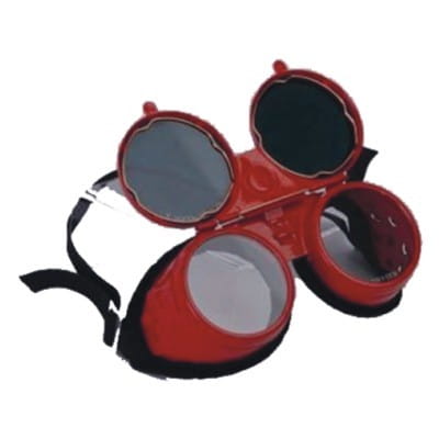 Zváraný filter na okuliare. Filter DES020 50mm din5 4ks.