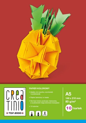 BLOK FAREBNÝ PAPIER CEATINIO TOP 2000 A5 10 listov