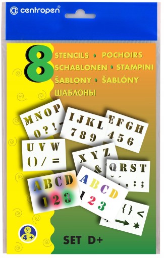 H+ Centropen Stencils 9996 šablón