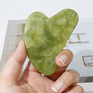 Gua Sha KAMEŇ PRE MASÁŽ CELÉHO TELA TVÁR SKUTOČNÝ JADE - SILNÝ