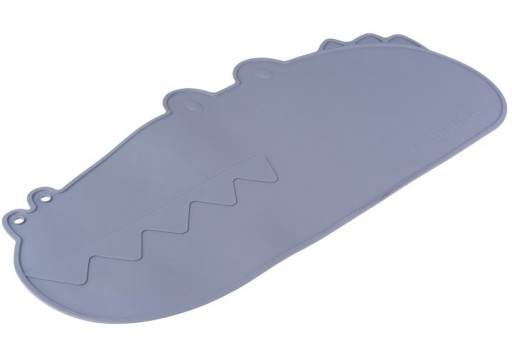 SILIKÓNOVÁ PODLOŽKA GILIGUMS CROCODILE, SIVÁ