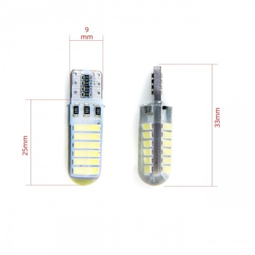 LED žiarovka R-10 W5W T10 W2.1X9.5d 12V CANBUS 6000K EINPARTS / EPL222 1ks
