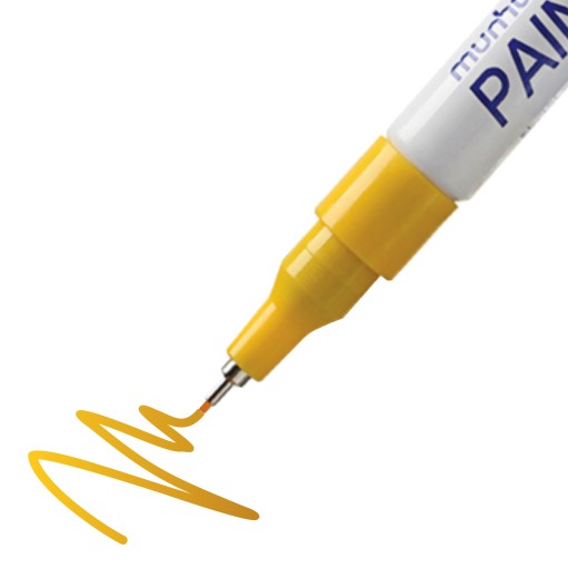 Olejový značkovač na hliníkové pneumatiky 1 mm žltý