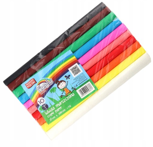 FIORELLO hodvábny papier krčený 25x200 cm 10 ks