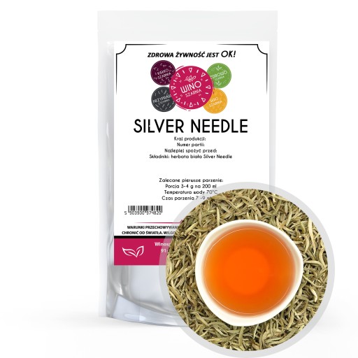 STRIEBORNÁ IHLA Biely čaj 25g
