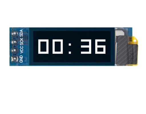 481 OLED displej 0,91 I2C 3-5V SSD1306 Biela