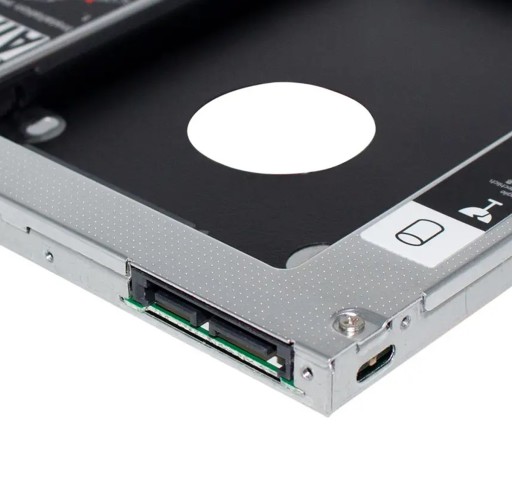 VRECKOVÝ KRÚZOK PRE PRÍDAVNÝ PEVNÝ DISK HDD SSD 2,5'' SATA 9,5MM AK184B